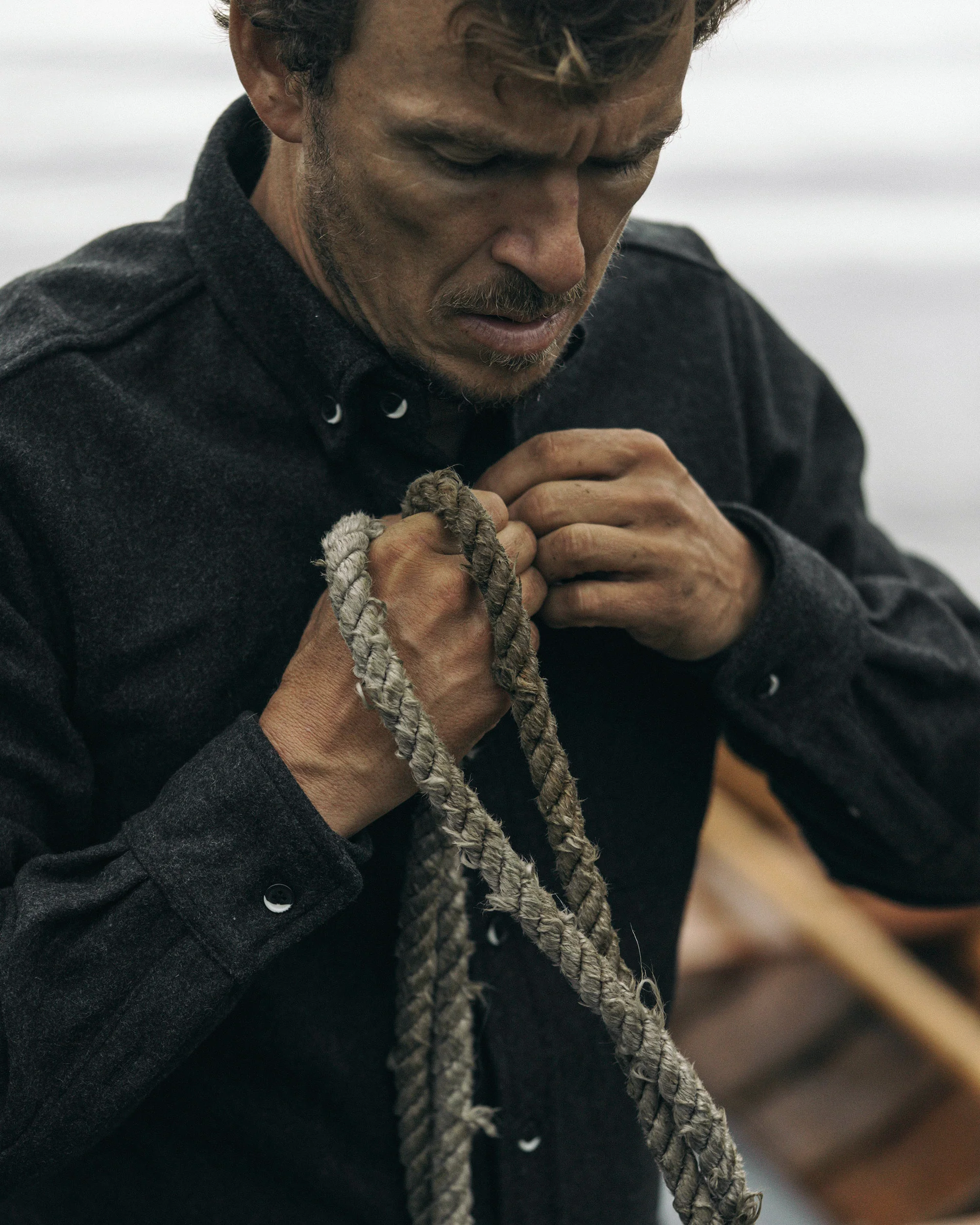 The Modern Melton Wool Shirt (600GSM) - Image 13