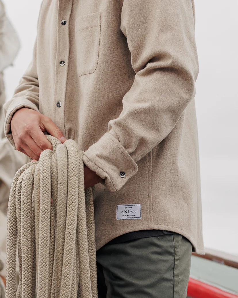 The Modern Melton Wool Shirt (600GSM) - Image 3