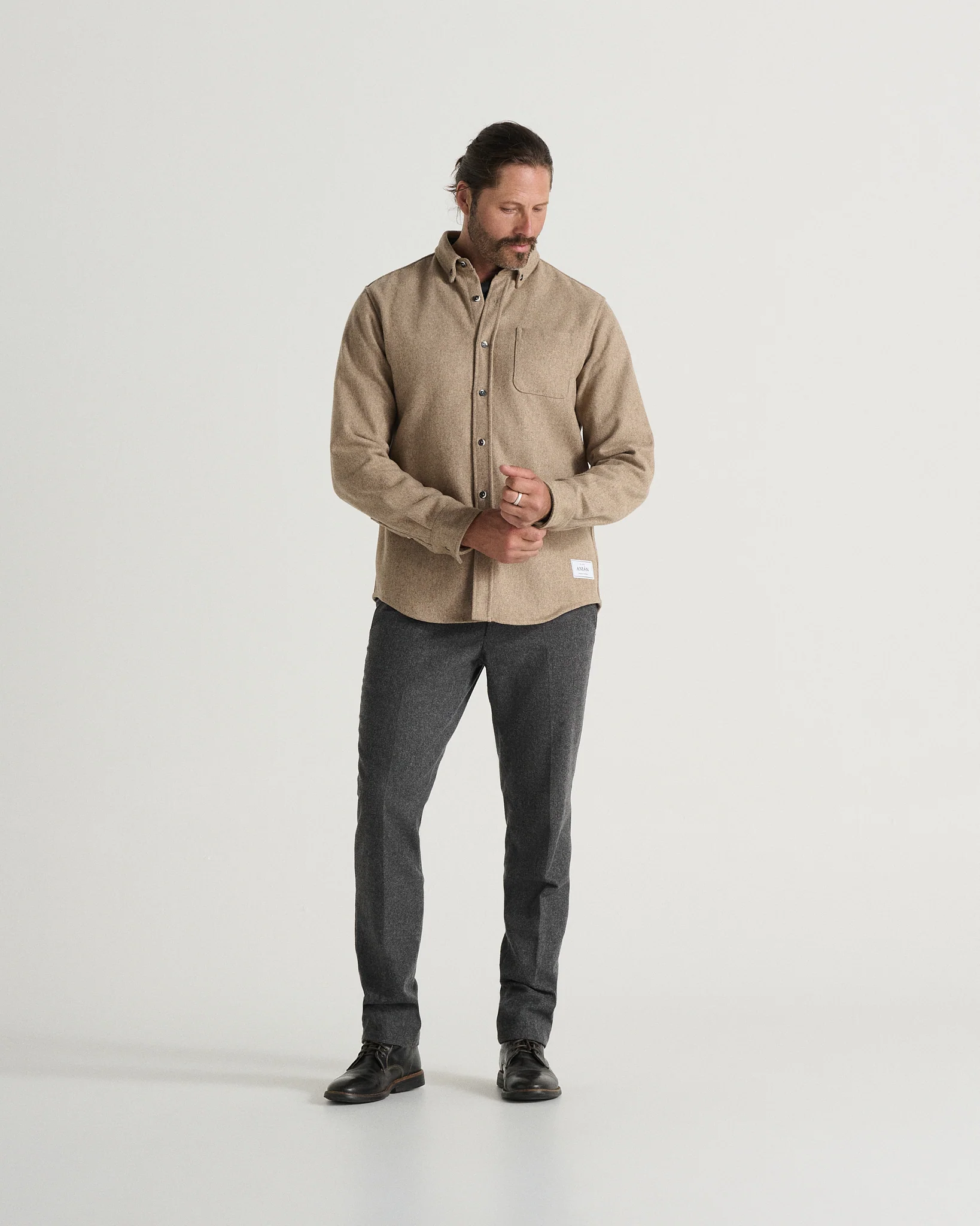 The Modern Melton Wool Shirt (600GSM) - Image 8