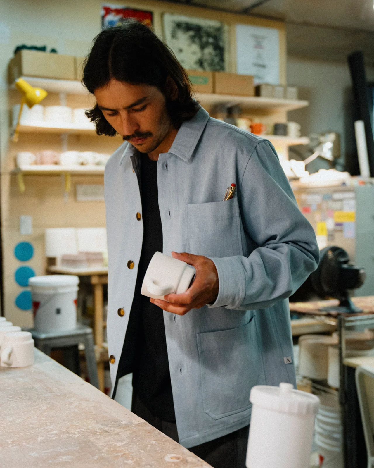 The Denim Chore Coat - Image 12