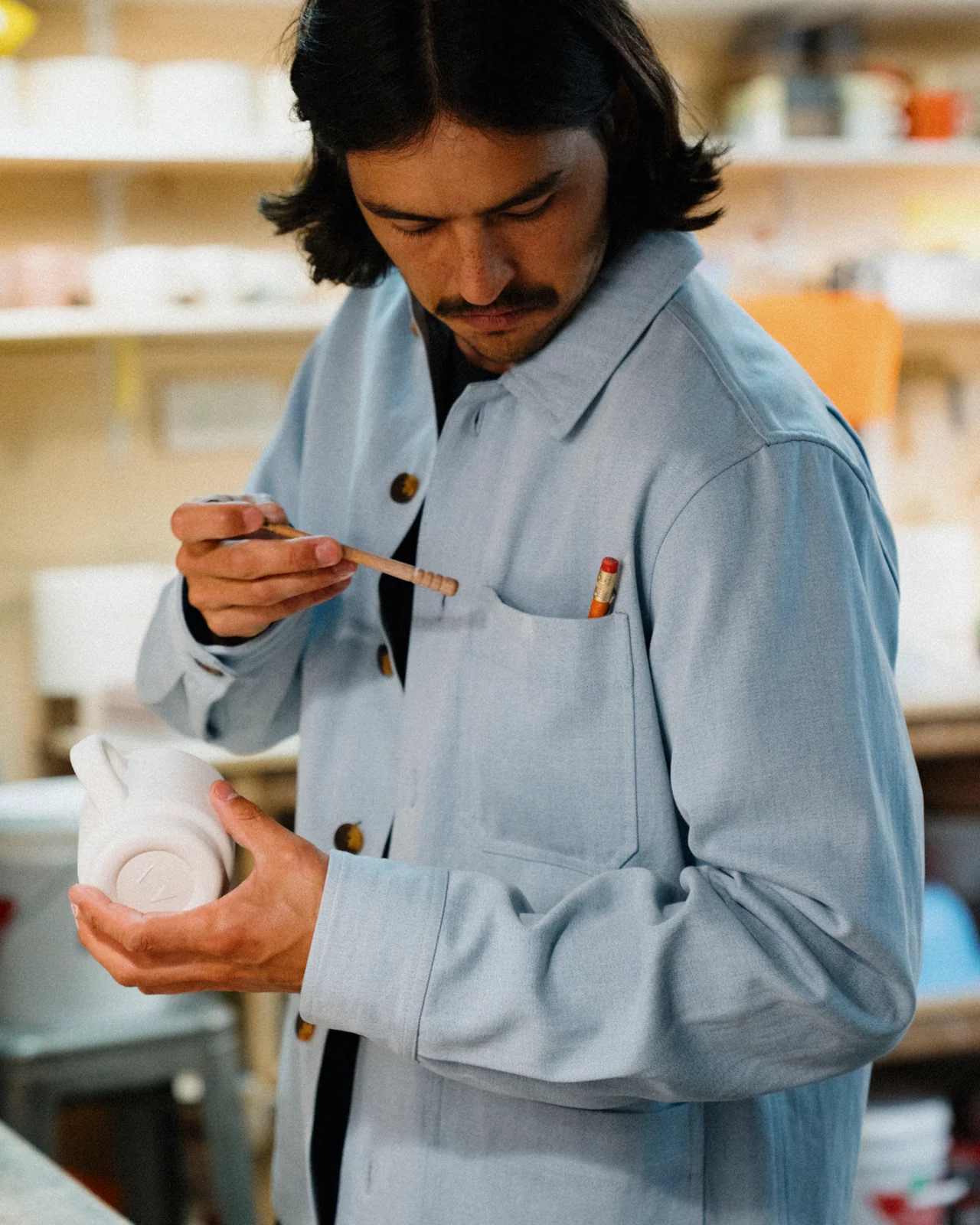The Denim Chore Coat - Image 13