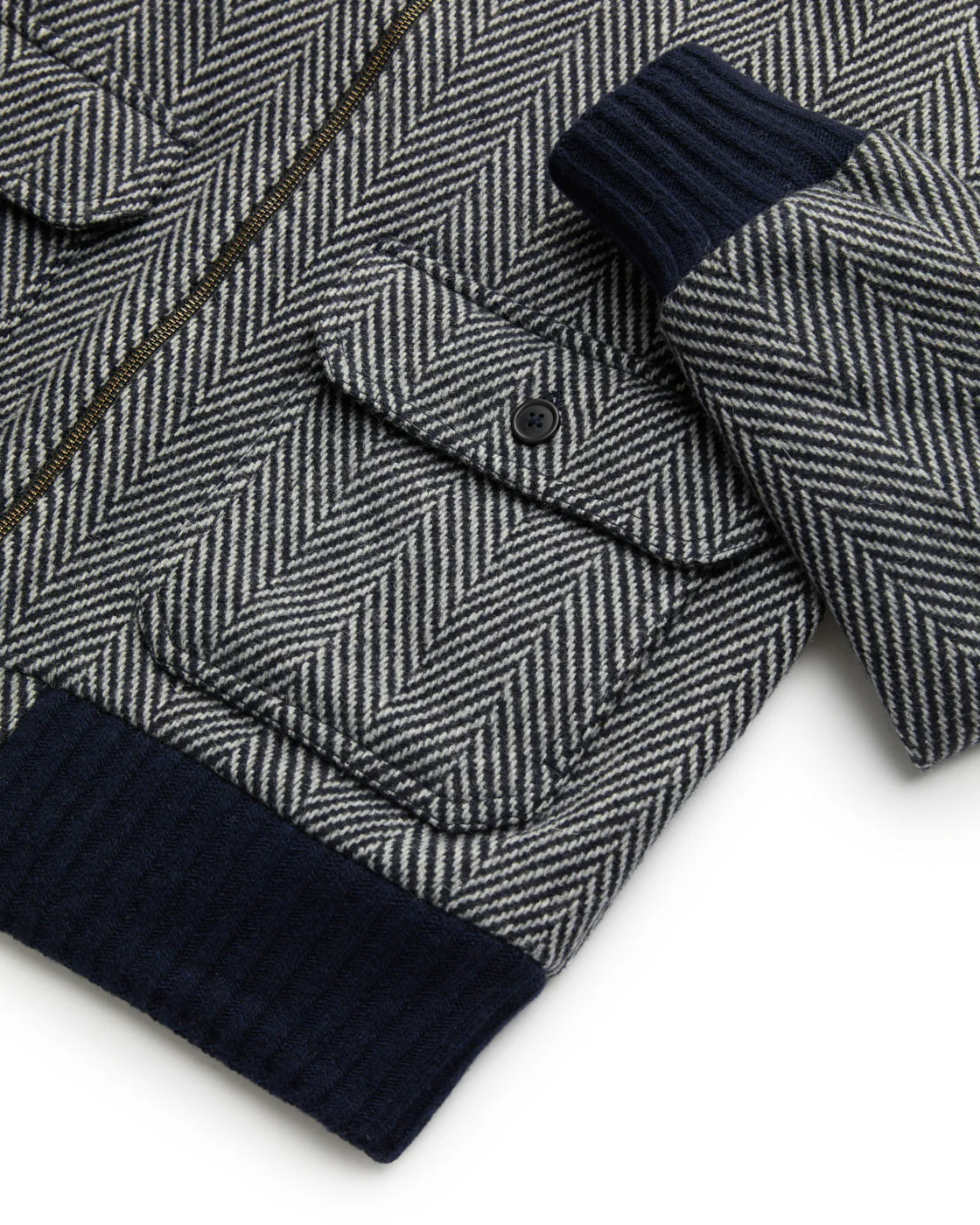 The Herringbone Flight Jacket - Image 7