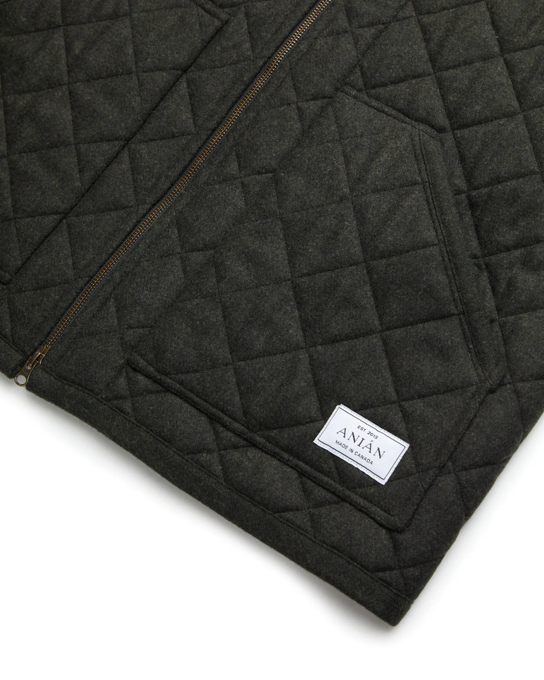 The Quilted Wool Vest (M) - Image 11