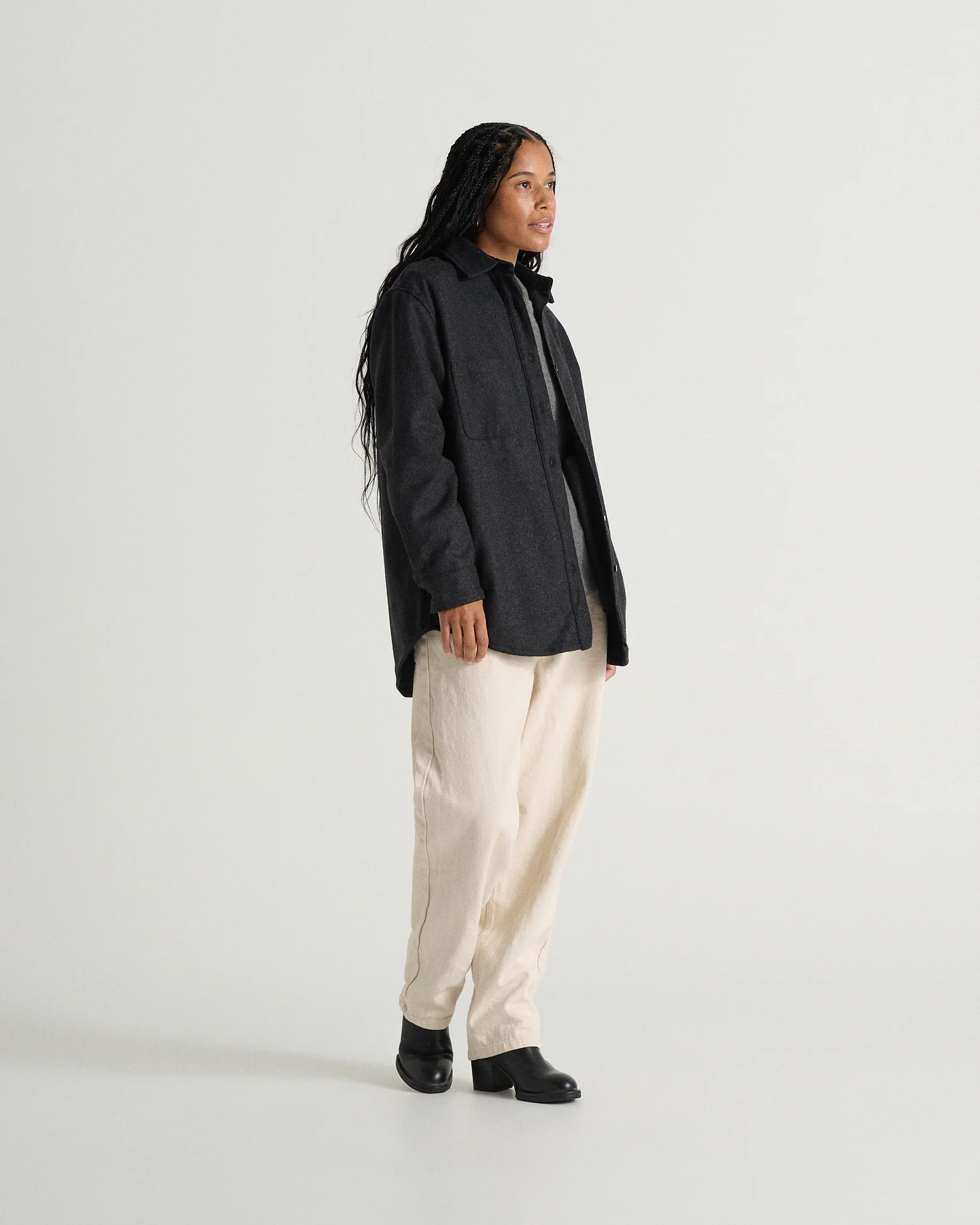 The Modern Melton Wool Shirt (600GSM) - Image 10