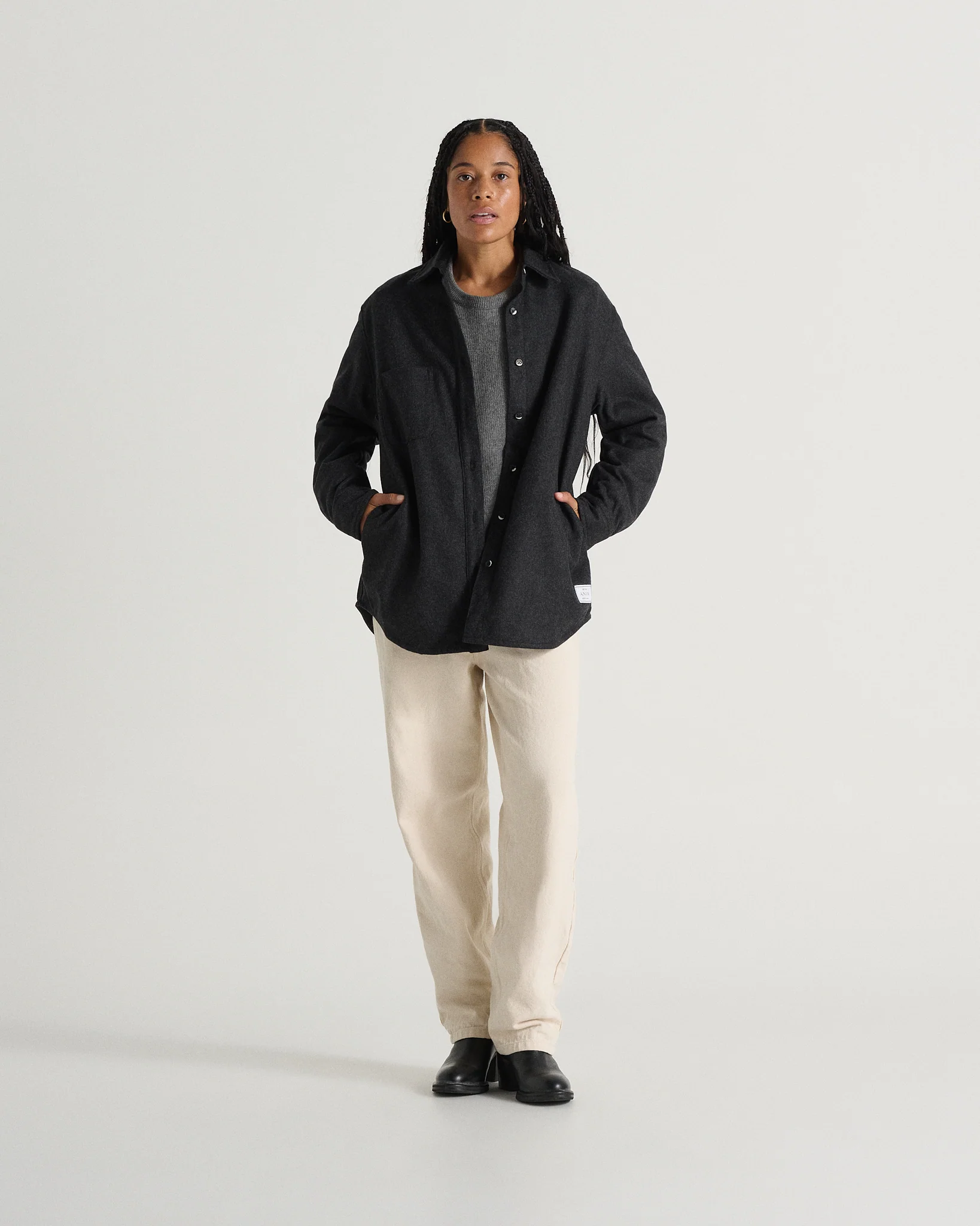 The Modern Melton Wool Shirt (600GSM) - Image 11