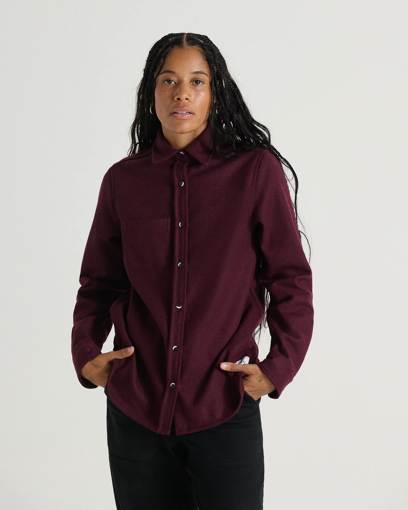 The Modern Melton Wool Shirt (600GSM) - Image 17