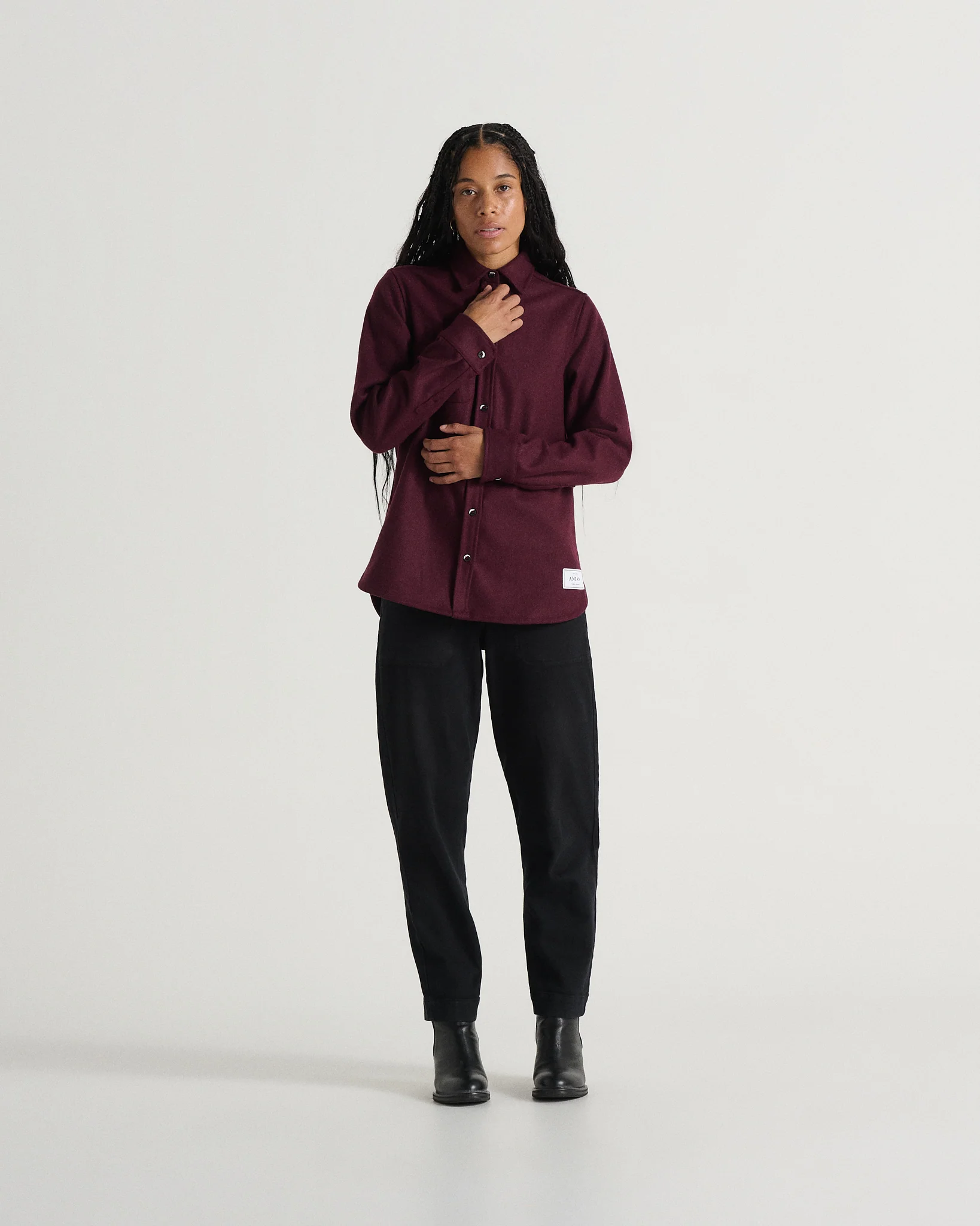 The Modern Melton Wool Shirt (600GSM) - Image 18