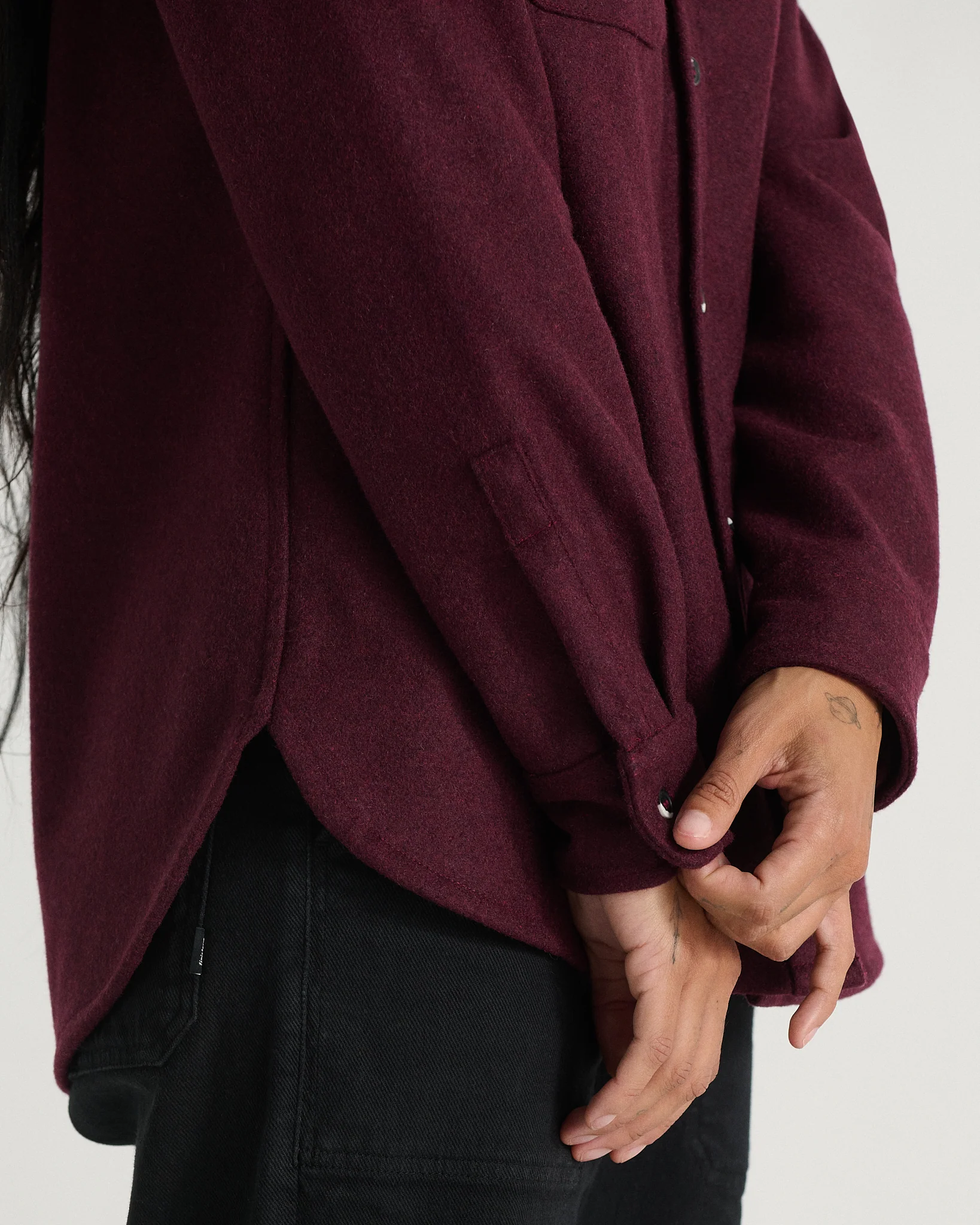 The Modern Melton Wool Shirt (600GSM) - Image 19