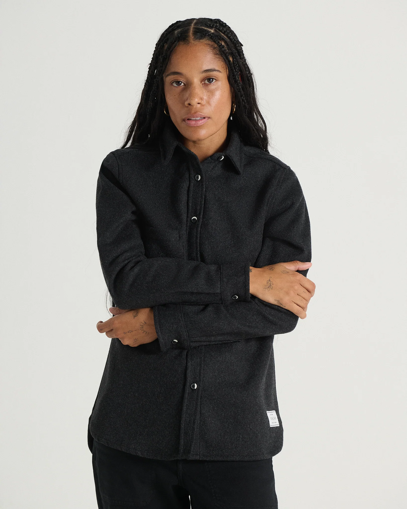 The Modern Melton Wool Shirt (600GSM) - Image 28