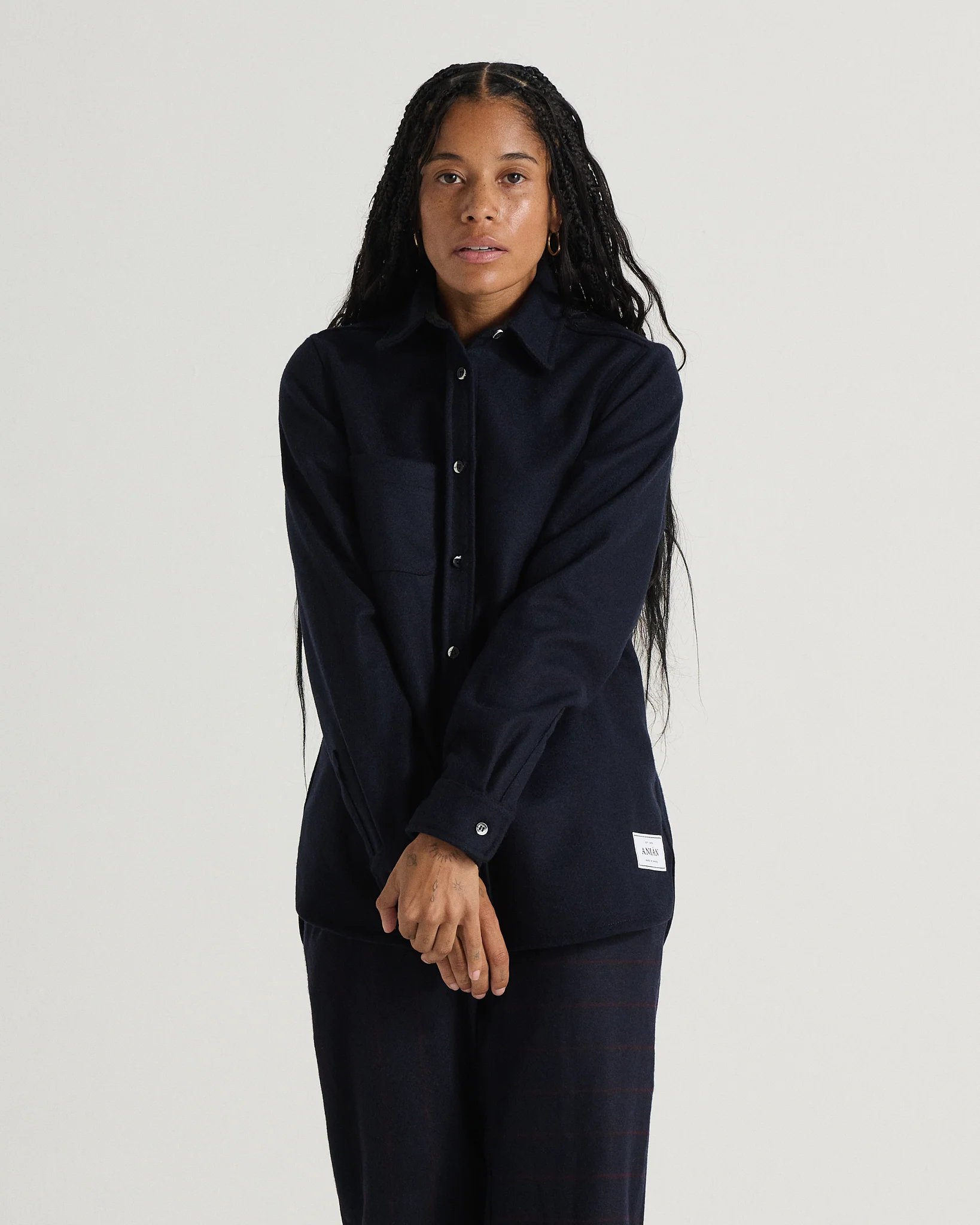 The Modern Melton Wool Shirt (600GSM) - Image 33
