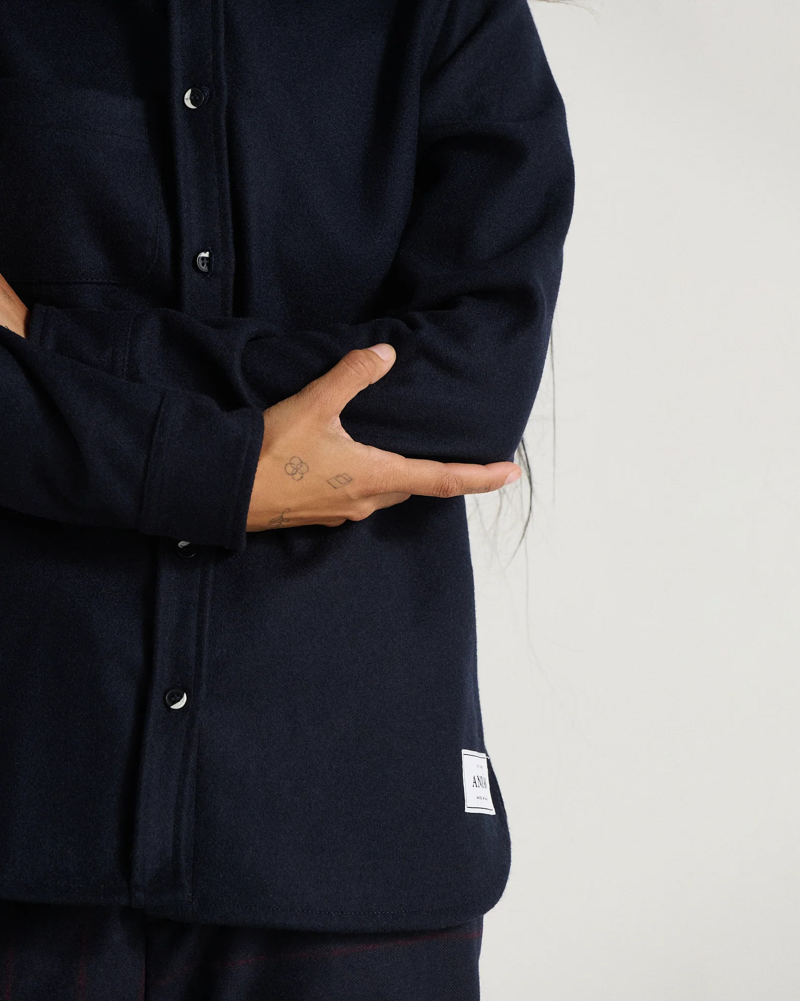 The Modern Melton Wool Shirt (600GSM) - Image 34