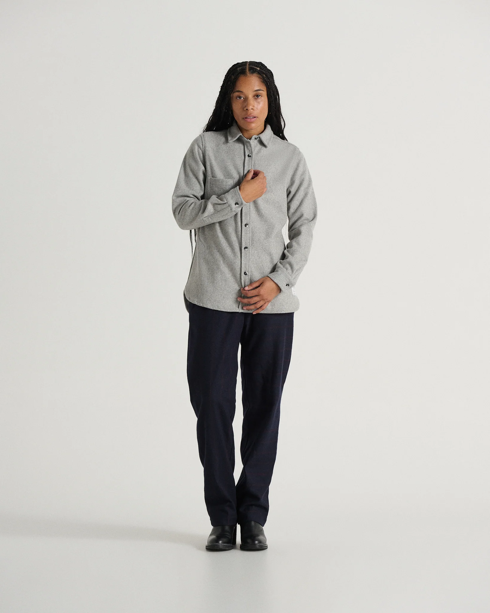 The Modern Melton Wool Shirt (600GSM) - Image 48