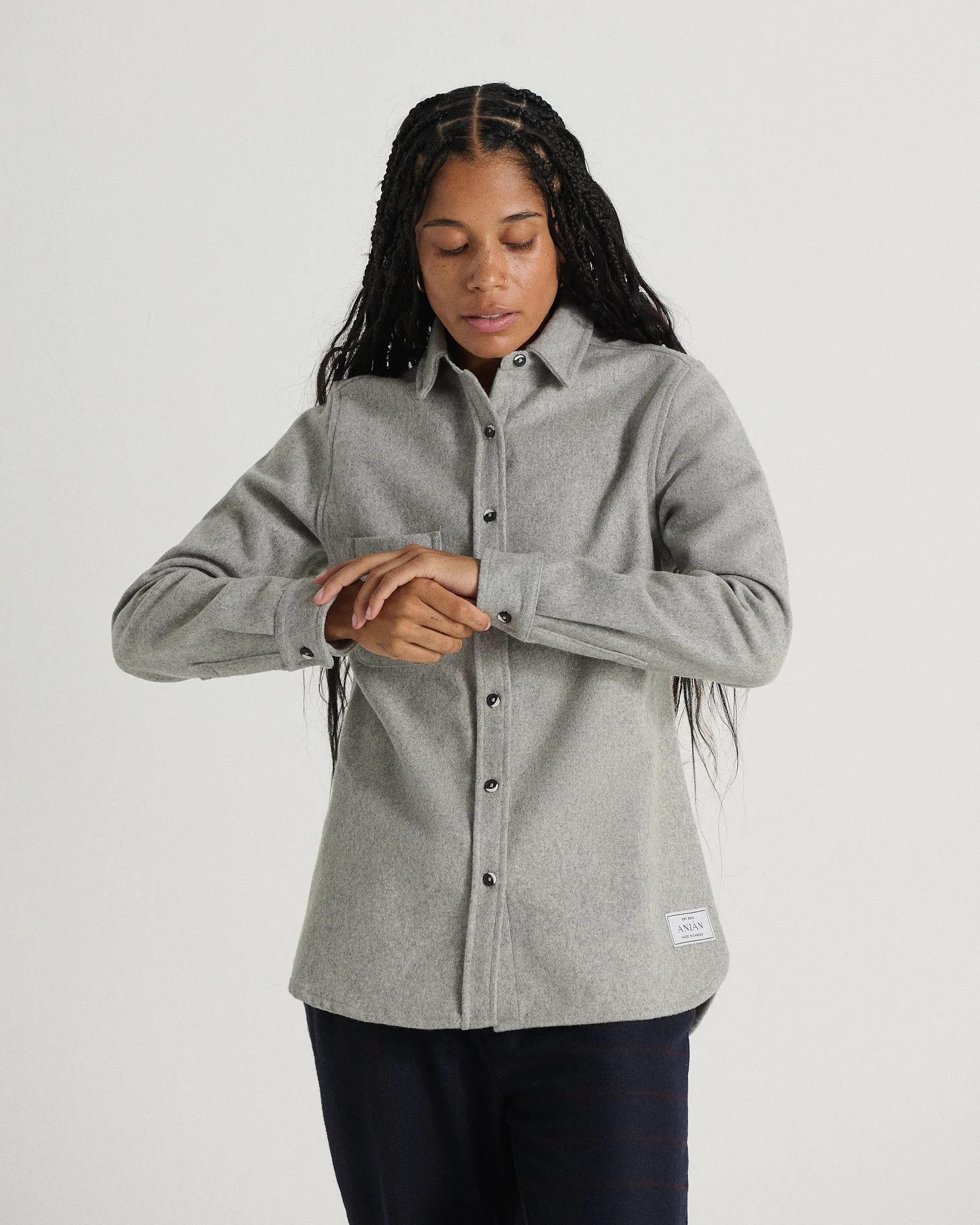 The Modern Melton Wool Shirt (600GSM) - Image 50