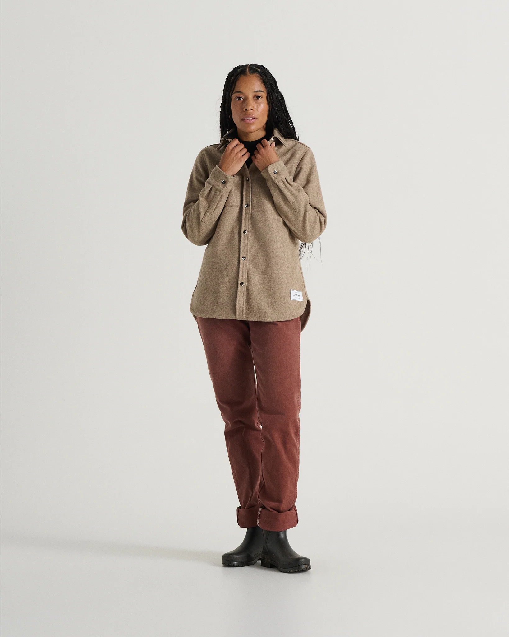 The Modern Melton Wool Shirt (600GSM) - Image 7
