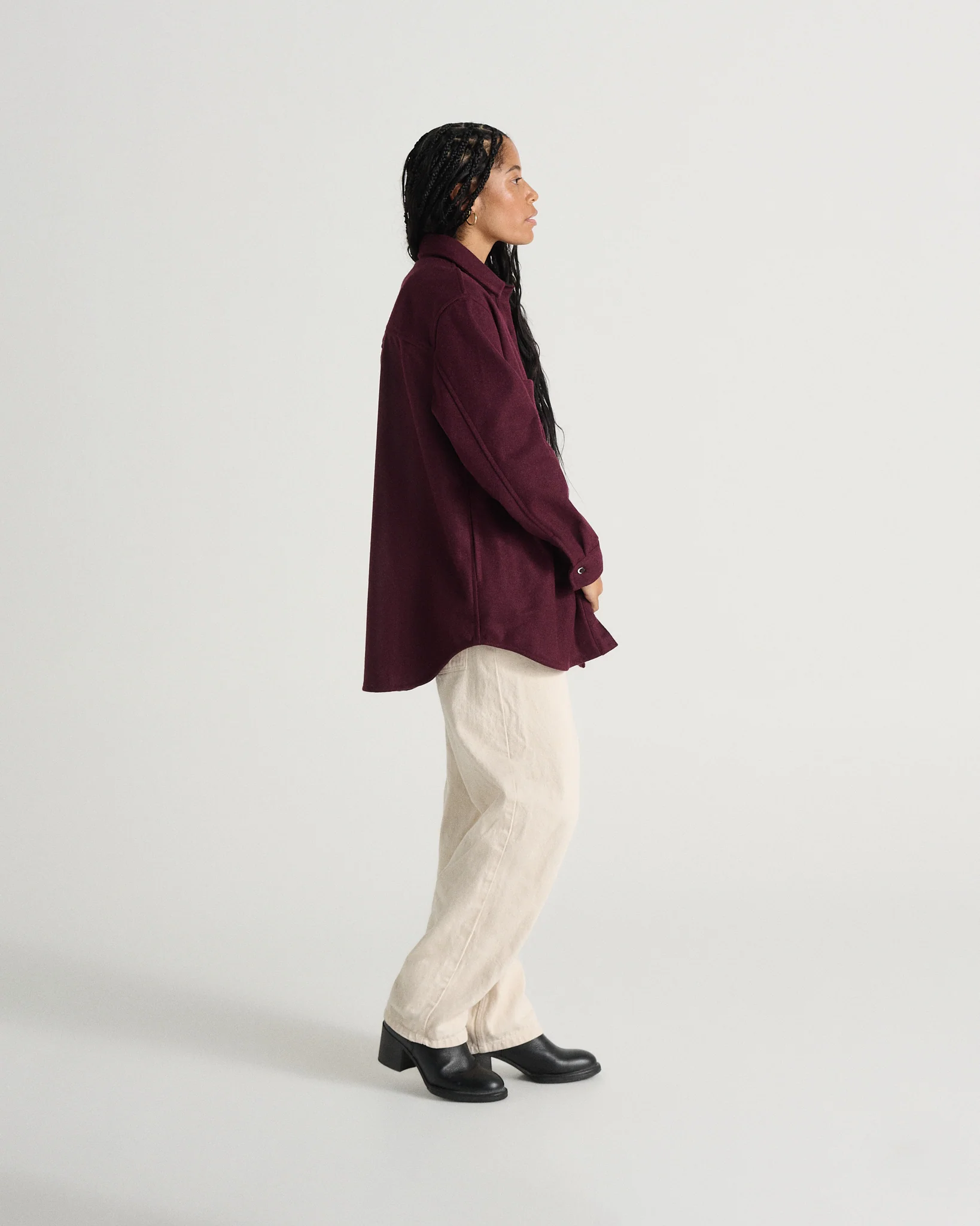 The Modern Melton Wool Shirt (600GSM) - Image 70