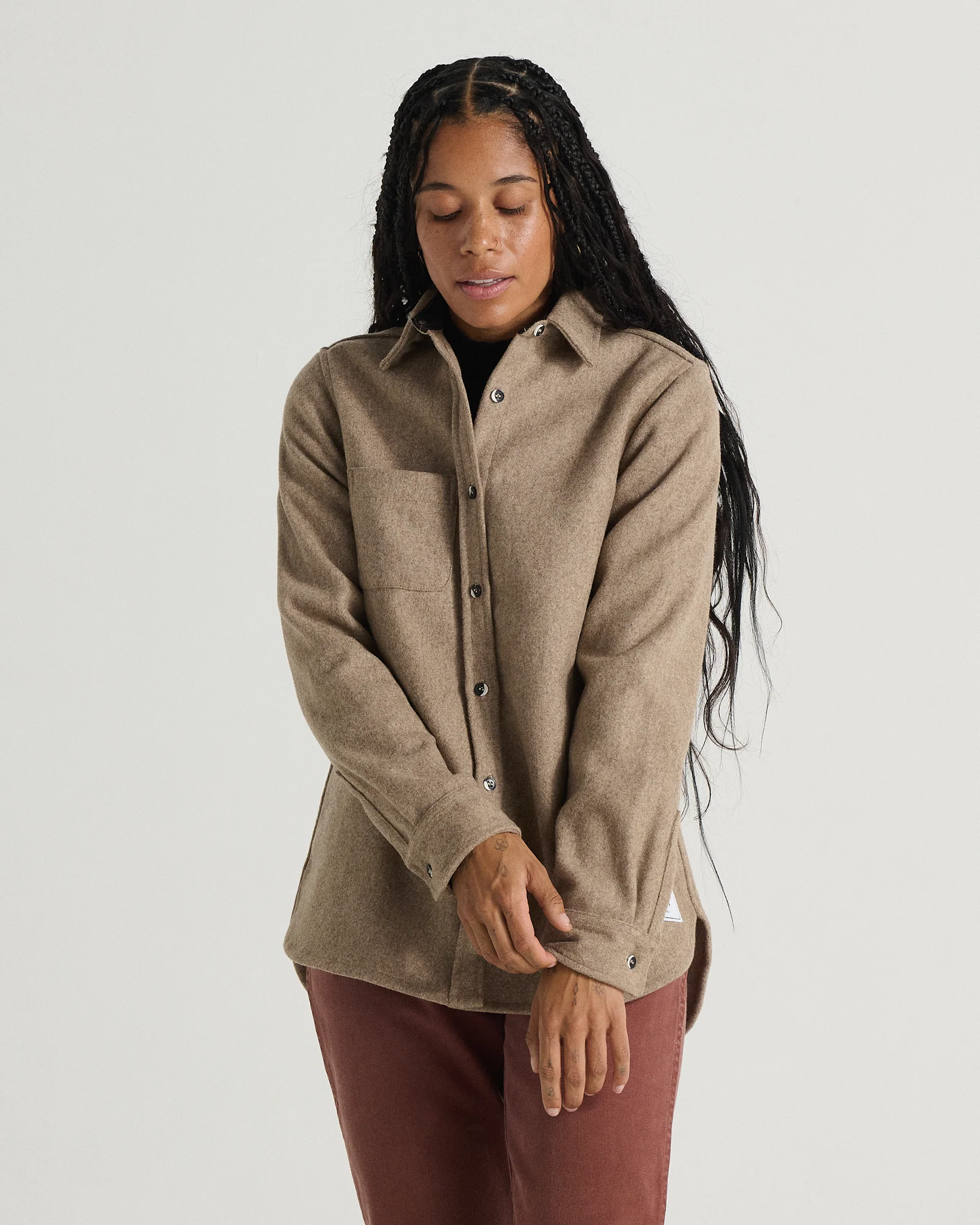 The Modern Melton Wool Shirt (600GSM) - Image 8